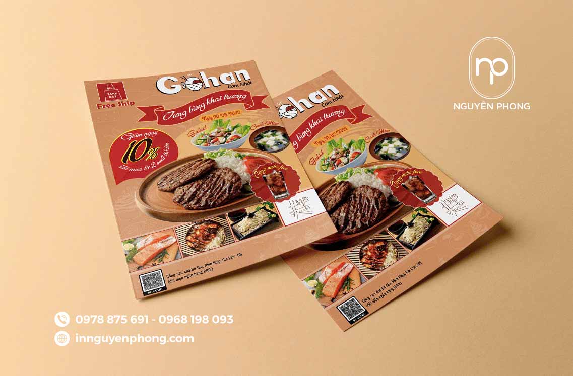 Mẫu in tờ rơi đa dạng mẫu mã 